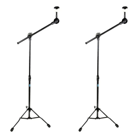 Kit 2 Pedestal Girafa Ask Estante Pratos De Bateria B12g Foto 1