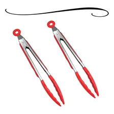 Kit 2 Pegador Grande De Silicone E Aço Inox Cozinha Multiuso Foto mini 1