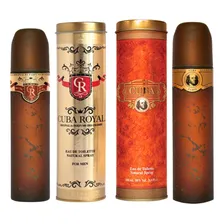 Kit 2 Perfumes Cuba Paris Importados 100ml Royal E Gold Foto  mini 1