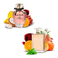 Kit 2 Perfumes Importados In Flames + Madame Isabelle 90ml Foto mini 1