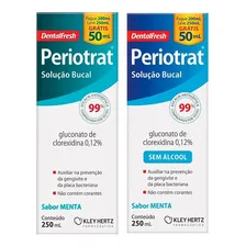 Kit 2 Periotrat Solução Bucal Sem Álcool E Menta 250ml Cada Foto mini 1