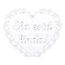 Kit 2 Placas Casamento Mdf - Lá Vem A Noiva- Personalizada Foto mini 2