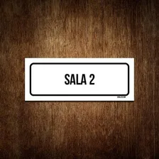 Kit 2 Placas De Sinalização Setores (30x10) Foto  mini 1