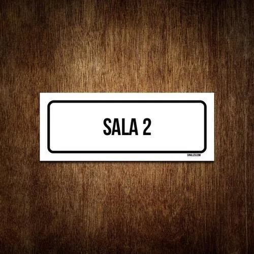 Kit 2 Placas De Sinalização Setores (30x10) Foto 1