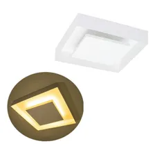 Kit 2 Plafon De Sobrepor Luz Indireta 50x50 Com Led Cor Branco-frio Foto  mini 1
