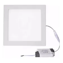 Kit 2 Plafon Luminária Led Embutir 22x22 Branco Quente 18w 110v/220v Foto mini  3