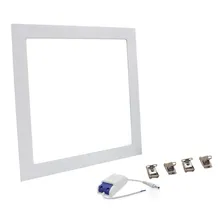 Kit 2 Plafon Luminária Led Embutir 22x22 Branco Quente 18w 110v/220v Foto mini  2