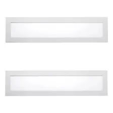 Kit 2 Plafon Painel Led 20w Embutir Ultra Slim 62x15 4000k Foto  mini 1