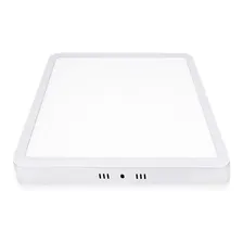 Kit 2 Plafon Sobrepor Painel Led 18w Quadrado Luz Frio Estrutura Branco-frio Foto mini 4