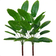 Kit 2 Planta Bananeira Artificial Ornamental Sem Vaso Decor Cor Verde Foto mini 1