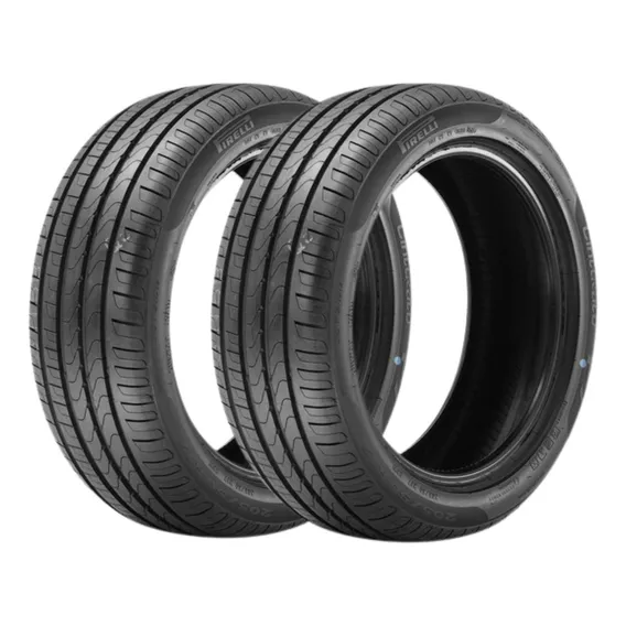 Kit 2 Pneu 215/50r17 91v Pirelli Cinturado P7 Cruze Focus Foto 1