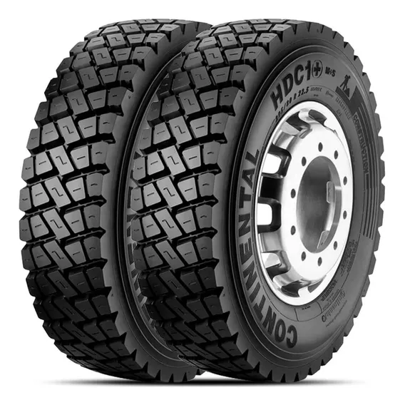 Kit 2 Pneu Continental Aro 22.5 275/80r22.5 149/146k Hdc1 Foto 1
