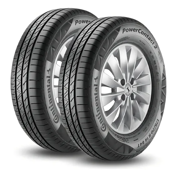 Kit 2 Pneus 175/70R14 Continental PowerContact 2 84T Aro 14 Foto 1