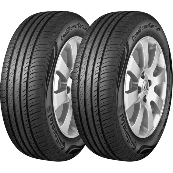 Kit 2 Pneus 205/55R17 Continental ContiPowerContact 91V Aro 17 Foto 1
