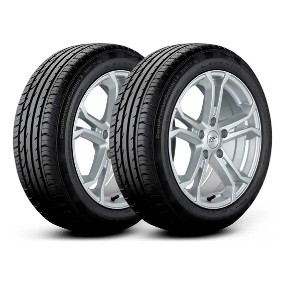 Kit 2 Pneus 205/70R16 ContiPremiumContact 2 Continental 97H Aro 16 Foto 1