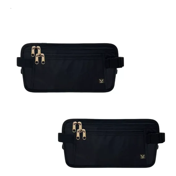 Kit 2 Pochete Porta Dolar Guardar Celular Anti Roubo Yepp Cor Preto Foto 1
