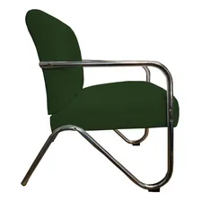 Kit 2 Poltrona Decorativa Bela Suede Verde Barbearia Foto mini 3