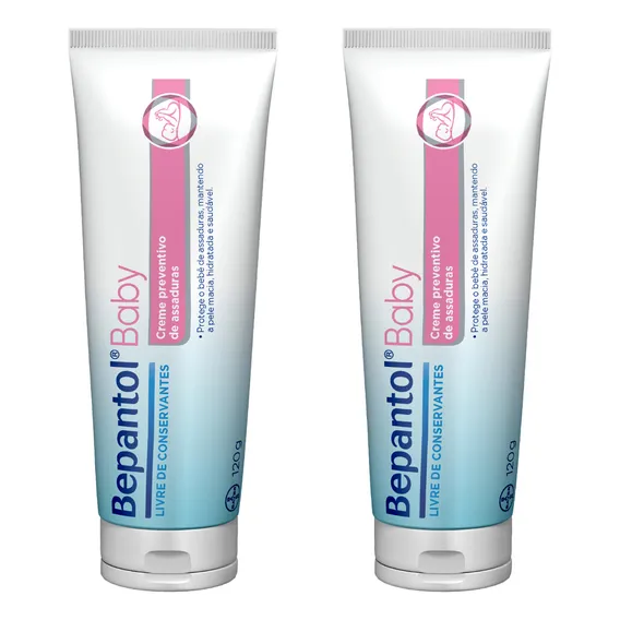 Kit 2 Pomada Assadura Bepantol Baby 120g Foto 1