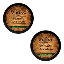 Kit 2 Pomadas Modeladora De Cabelo 150g Viking Foto mini 2