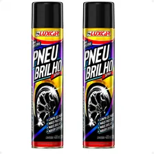 Kit 2 Pretinho Spray Limpa Revitaliza Pneu Brilho Prolongado Foto mini 1