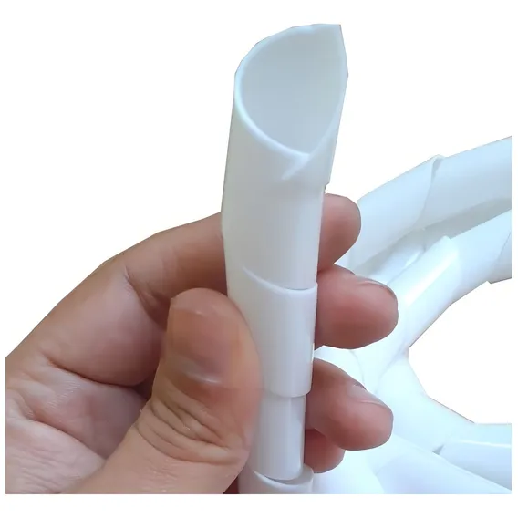 Kit 2 Protetor Cabos Espiral 20mm X 2 M Branco Beltools Foto 1