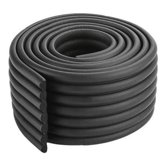 Kit 2 Protetor Quina Tiras Fita Canto Cantoneira 2m Preto Foto 1