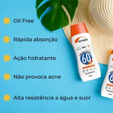 Kit 2 Protetor Solar Fator 60 120ml 1/3 Uva Nutriex Profissional Foto mini 3