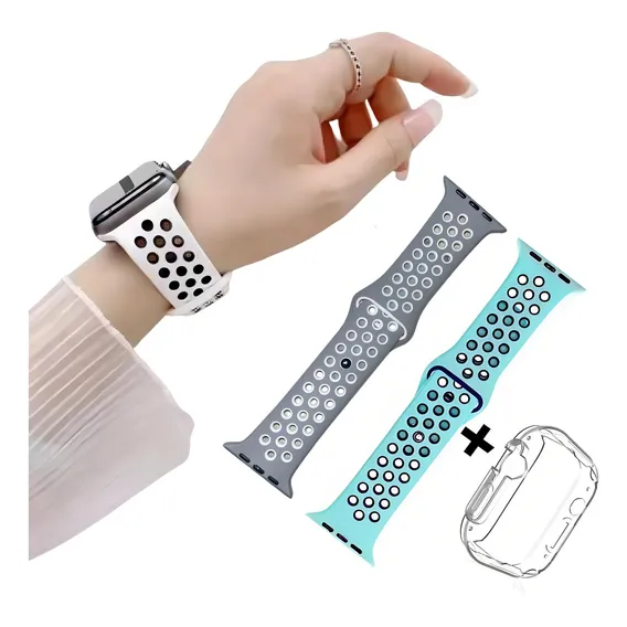 Kit 2 Pulseiras Champion+case Smartwatch Ulta W69 U9 49mm Foto 1