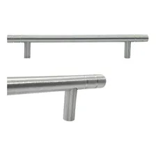Kit 2 Puxadores Haste Alumínio Acetinado Frisos 192mm Portas Foto mini  2
