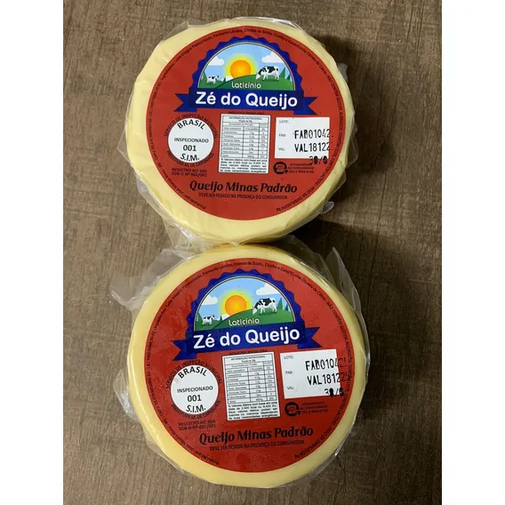 Kit 2 Queijos Minas Padrão 500g Cada Mineiro Foto 1