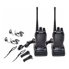 Kit 2 Rádio Comunicador Ht Walk Talk Baofeng 777s Uhf + Fone Foto mini  2