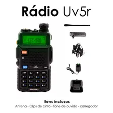 Kit 2 Rádio Ht Dual Band Uhf E Vhf Baofeng Uv5r Rádio Foto mini 2