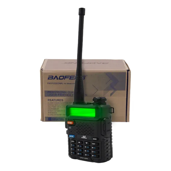 Kit 2 Rádio Ht Dual Band Uhf E Vhf Baofeng Uv5r Rádio Foto 1