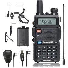 Kit 2 Rádio Ht Dual Band Uhf E Vhf Baofeng Uv5r Rádio Foto mini  2