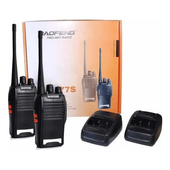 Kit 2 Rádios Ht Baofeng Uhf Vhf 16 Canais Bf777s 12km Foto 1