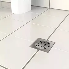 Kit 2 Ralo Grelha Quadrada Em Aço Inox Com Fecho Rotativo Abre E Fecha 10x10 Foto mini  3