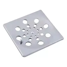 Kit 2 Ralo Grelha Quadrada Em Aço Inox Com Fecho Rotativo Abre E Fecha 10x10 Foto mini  2