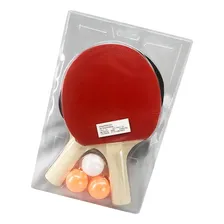 Kit 2 Raquetes 3 Bolinhas Tênis De Mesa Ping Pong Foto mini  2