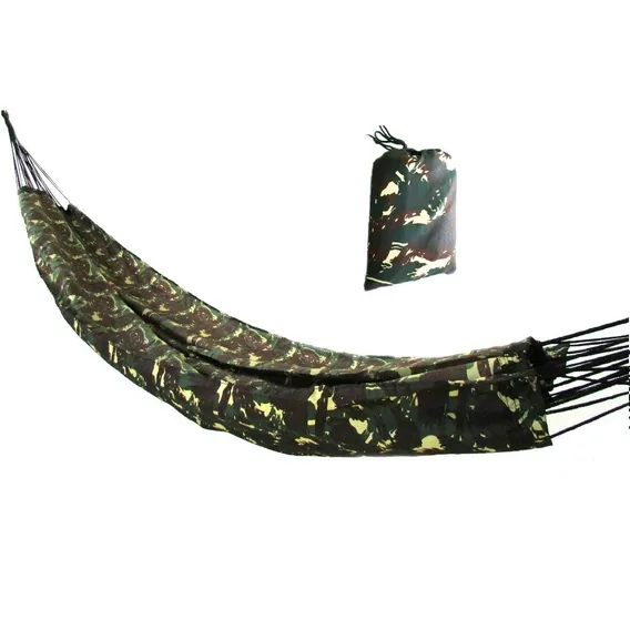 Kit 2 Rede De Dormir Descanso Camuflada Militar Exercito Foto 1