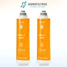Kit 2 Refil Filtro Facile C3 Purificador Agua Hidrofiltros Cor Kit C/2 Refil Filtro CompatÃvel C3 Foto mini 3