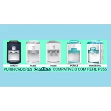 Kit 2 Refil Filtro Vela Latina Puritronic Pa355 Pa335 P355 Cor Branco Foto mini  3