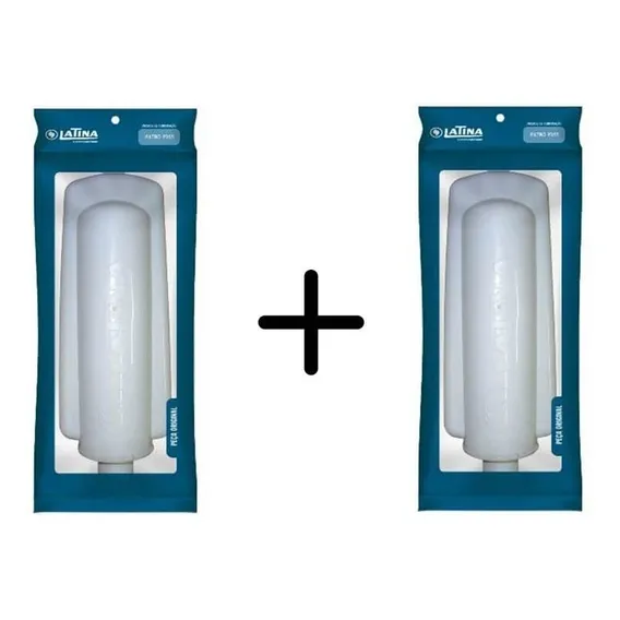 Kit 2 Refil Filtro Vela Latina Puritronic Pa355 Pa335 P355 Cor Branco Foto 1