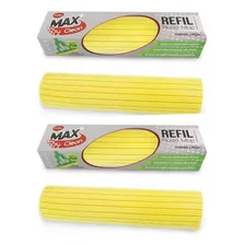 Kit 2 Refil Mop Rodo Mágico Absorvente Limpeza Dobravel Foto mini 1