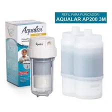 Kit 2 Refis Para Filtro Ap200 Aqualar 3m Cor Branco Foto mini  2