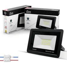 Kit 2 Refletor Led 100w Smd Prova D´água Holofote 6500k Bivolt Lumi Foto  mini 1