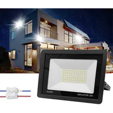 Kit 2 Refletor Led Holofote Smd Flex 200w Bivolt Ip67 Branco Frio Foto mini 2