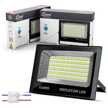 Kit 2 Refletor Led Lumi Smd Slim 200w Ip66 6500k Bivolt Foto mini 1