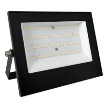 Kit 2 Refletores Led 50w Branco Frio 6500k Preto Foto mini  2