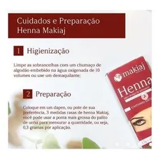 Kit 2 Rena Henna Sobrancelha Makiaj Alta Fixação Rendimento Cor Castanho Médio Foto mini  3