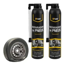 Kit 2 Reparador De Pneu Instantâneo Tapa Furo M500 400ml Foto mini 1